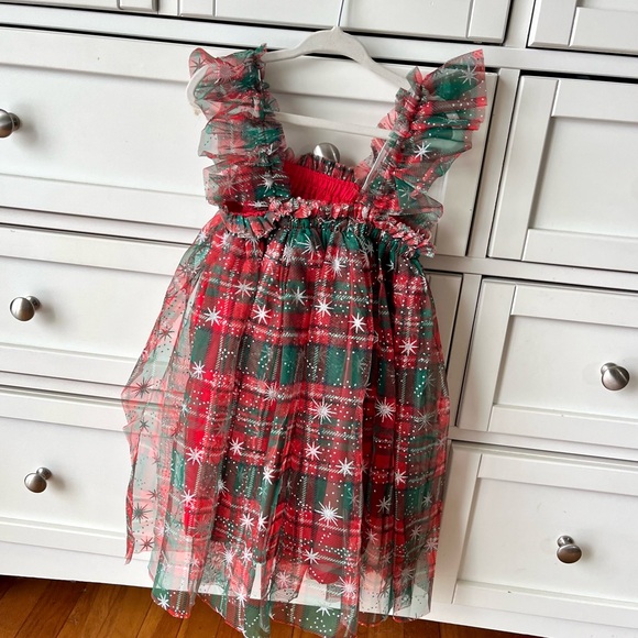 NWOT Plaid Tulle Dress - Picture 6 of 9